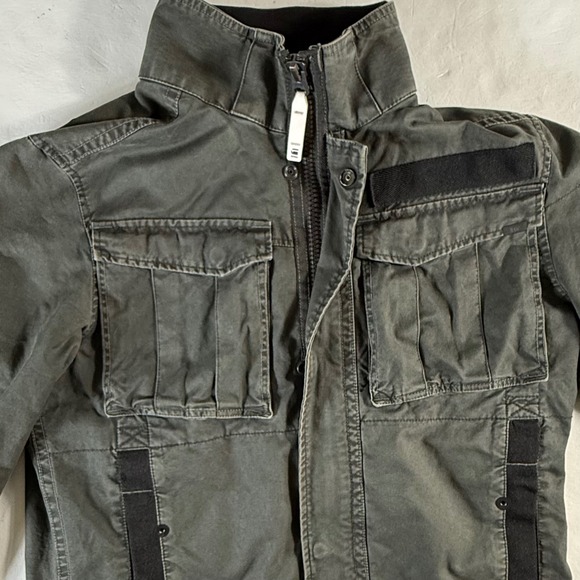 G-Star Raw Other - G Star Raw Men's Medium Military Field Jacket Olive Green Utility Cargo